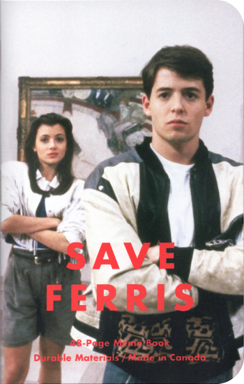 The cover of the Mikie Notes ‘Save Ferris’ edition notebook I used, started on July 9, 2025.