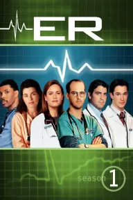 Official poster for season 1 of ER