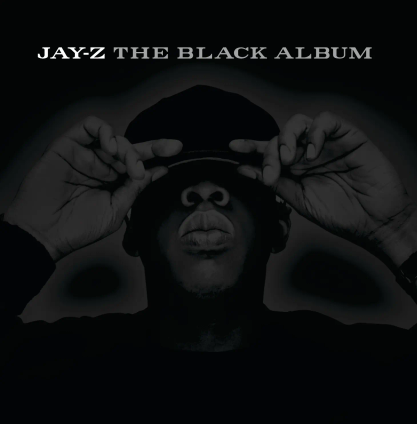 The cover artwork of “The Black Album” by Jay-Z.