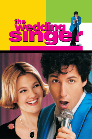 The cover artwork of “The Wedding Singer” (1998).